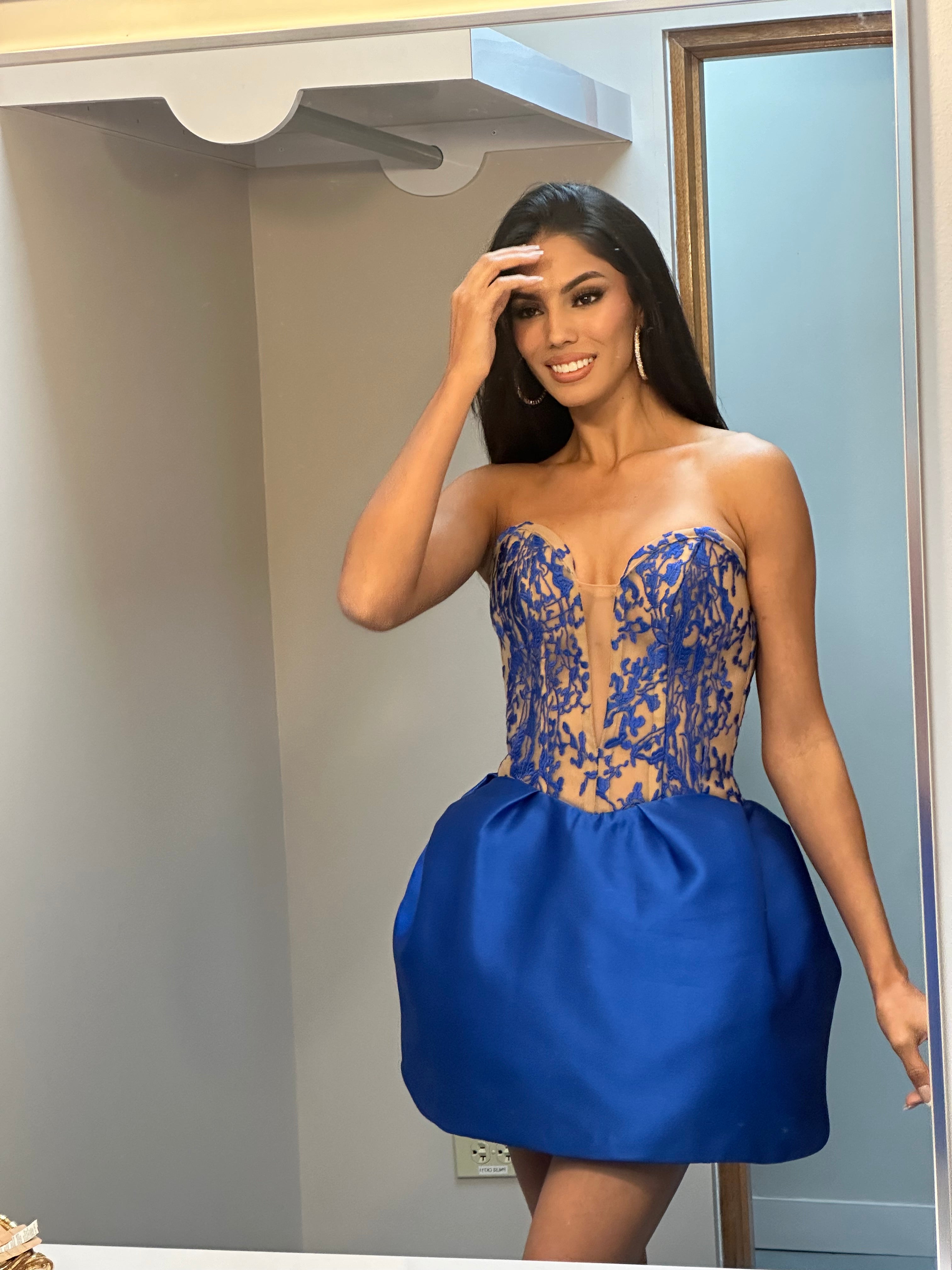 Bubble Blue Dress